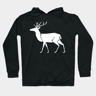 Modern Minimalist Deer Stag Hart Design - Stag Do Stag Party Stag Night Hoodie